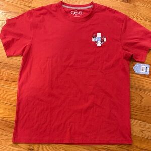 GOAT Red Graphic Men's Tee